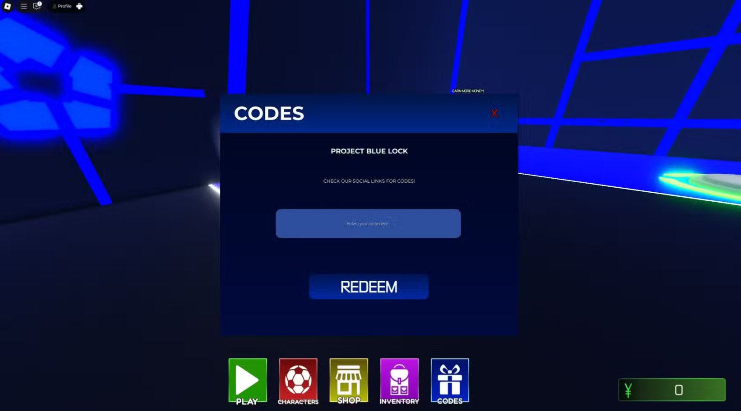 Project: Blue Lock Codes (May 2025)